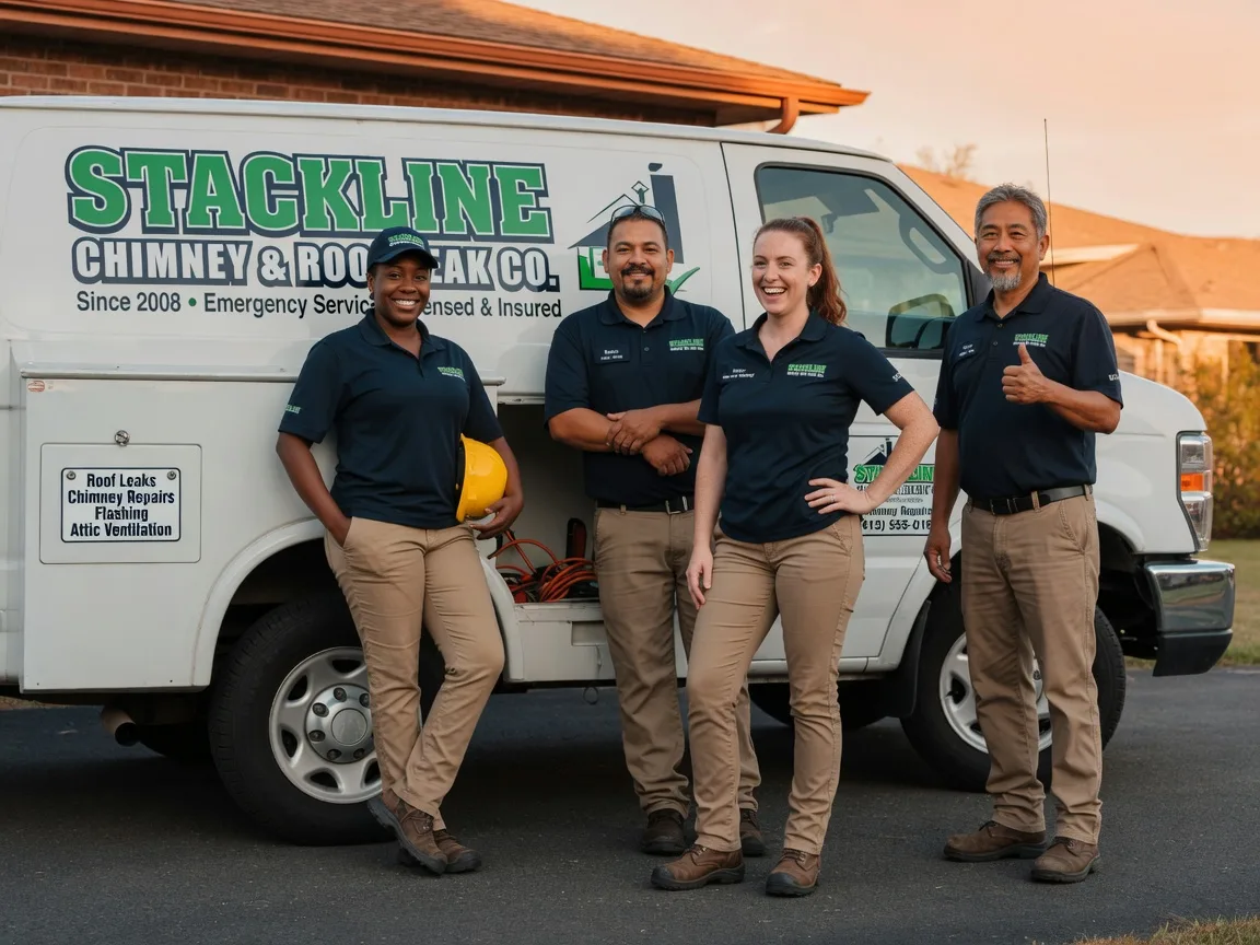 Chimney flashing repair company in Steele, ND